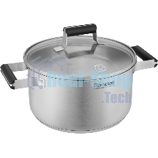 Кастрюля Rondell Bayoneta RDS-1807 3.1 л. d=20 см (с крышкой) стальной