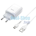 Сетевое зарядное устройство HOCO (6931474713018) для Type-C C72Aa White