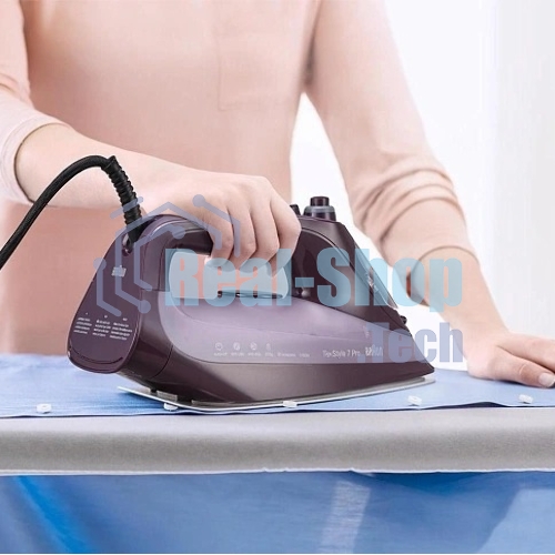 Утюг Braun SI7181VI сиреневый/фиолетовый, 3100 Вт, 50 г/мин, 230 г/мин, 300 мл