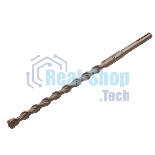 Бур по бетону Denzel двойная спираль, Cobalt W-tip, 14x260 мм, SDS PLUS