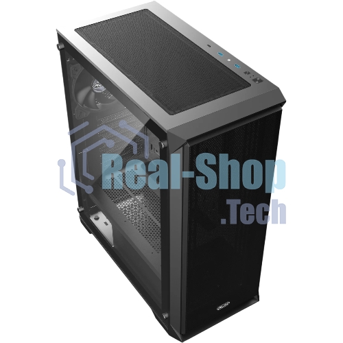 Корпус без блока питания Raijintek ARCADIA 41, Midi-Tower, TG, 1x120мм, 2xUSB-A 3.0 + 1xUSB-C, ATX, mATX, mITX Black