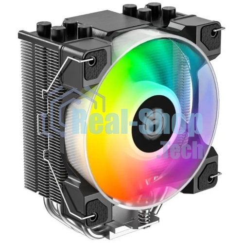 Кулер ID-Cooling SE-214-XT DF ARGB черный 120мм алюминий/медь 1500rpm 27db 4-pin 180W 150мм