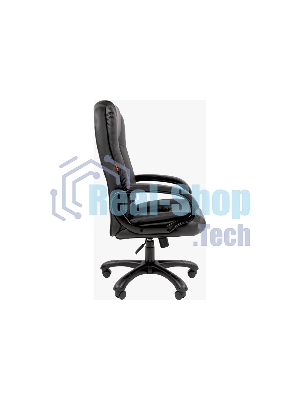 Кресло Chairman 600 черный, экокожа, 120 кг
