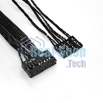 Компьютерный корпус Miditower ExeGate AA-440-UNS450 (ATX, БП UNS450 с вент. 12см, 2*USB, аудио, черный)