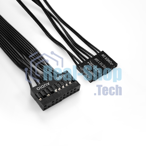 Компьютерный корпус Miditower ExeGate AA-440-UNS450 (ATX, БП UNS450 с вент. 12см, 2*USB, аудио, черный)