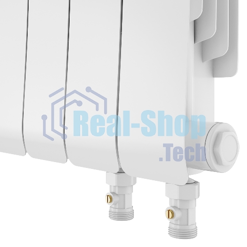 Радиатор биметаллический Royal Thermo Infinity 300 Bianco Traffico VR80 - 12 секц.