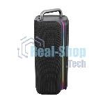 Колонка портативная Ural Молния Бит черный 420W 1.1 BT/3.5Jack/USB-C 10м 8000mAh (без.бат)