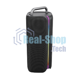 Колонка портативная Ural Молния Бит черный 420W 1.1 BT/3.5Jack/USB-C 10м 8000mAh (без.бат)