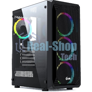 Корпус PowerCase Mistral Z4 Mesh LED, Midi-Tower, чёрный, 4 x 120 мм