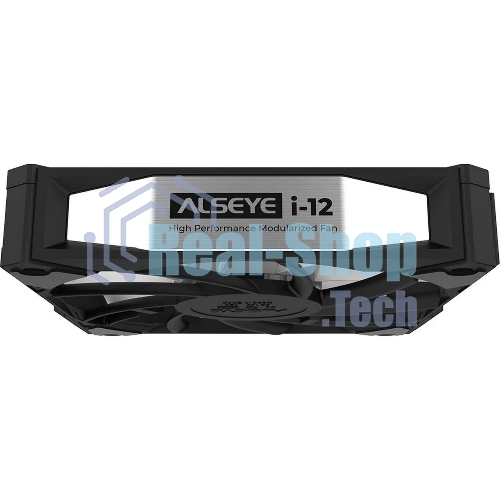 Вентилятор для корпуса Alseye i12B-K10 черный, 120 мм, 1800 об/мин, 33.2 дБ, 4 pin