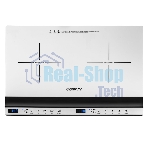 Плитка электрическая индукционного типа с двумя конфорками Endever Skyline IP-69, белый, мощность 1800 Вт+1300 Вт, диаметр посуды 12-26 см, 2 шт/уп