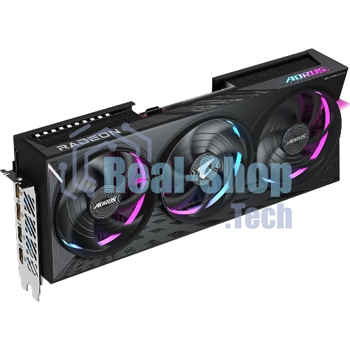 Видеокарта Gigabyte PCI-E GV-R9070XT AORUS E-16GD 1.0 AMD Radeon RX 9070XT 16Gb 256bit GDDR6 2175/20000 HDMIx2 DPx2 HDCP Ret