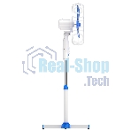 Вентилятор напольный Maxvi FS1645 white-blue