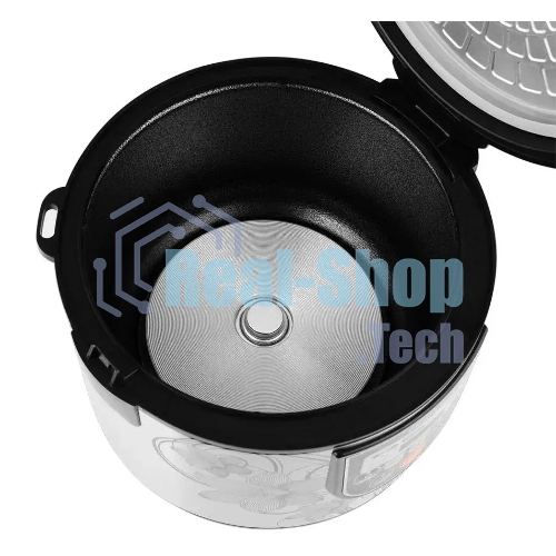 Мультиварка Centek CT-1498 Ceramic черный, сталь 700 Вт, 5.0л, КЕРАМИЧЕСКОЕ ПОКРЫТИЕ ЧАШИ, 10 пр-м.