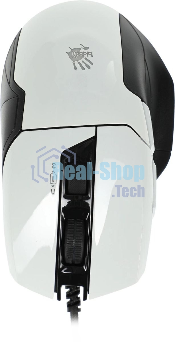 Мышь проводная A4Tech Bloody W70 Max белый, 10000 dpi, USB, кнопки - 9