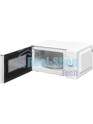 Микроволновая печь WILLZ MOS-2008MW белый, 20 л, 700 Вт, переключатели - поворотный механизм