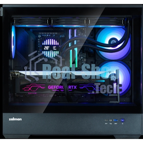 Компьютерный корпус ZALMAN P30 V2, MATX, черный, WINDOW, 2x3.5