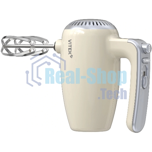 Миксер ручной Vitek VT-HM3001 800 Вт, кремовый