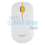 Мышь беспроводная Acer OMR200 желтый, 1200 dpi, радиоканал, USB, кнопки - 3