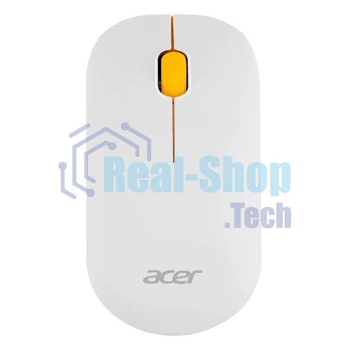 Мышь беспроводная Acer OMR200 желтый, 1200 dpi, радиоканал, USB, кнопки - 3