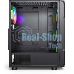 Компьютерный корпус Accord 3338 черный без БП ATX 1xUSB2.0 1xUSB3.0 1xUSB3.1 audio bott PSU