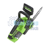 Цепная пила аккумуляторная GreenWorks GD24CS30K4, 24V, 30 см, бесщеточная, c АКБ 4 Ач и ЗУ (2007007UB)