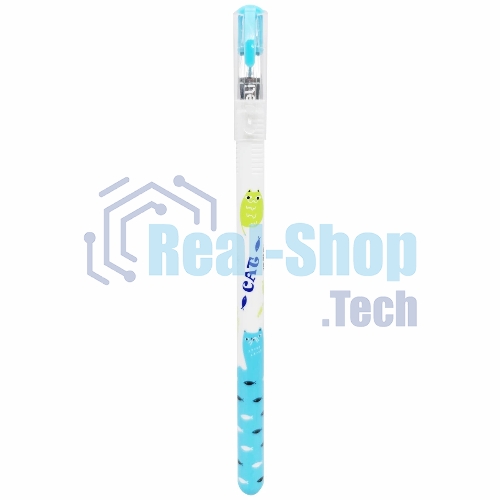 Ручка гелевая Deli EG81-BL ассорти, синие чернила, линия 0.5мм