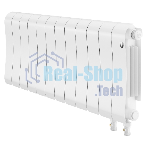Радиатор биметаллический Royal Thermo Infinity 300 Bianco Traffico VR80 - 12 секц.