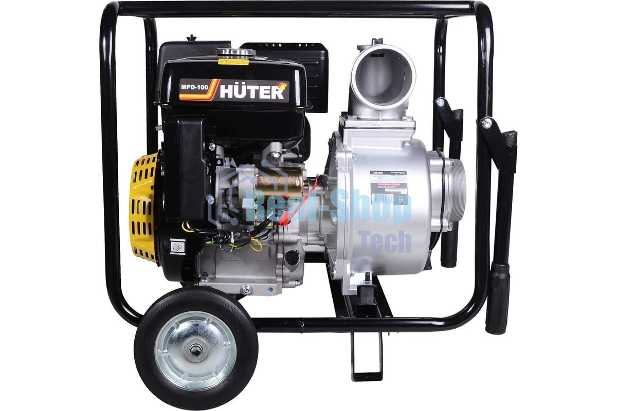Мотопомпа Huter MPD-100 1800л/мин для загр.вод. (70/11/6)