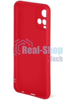 Чехол (клип-кейс) DF vCase-06 для Vivo Y21/Y33s красный