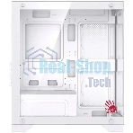 Компьютерный корпус Bloody BD-CC103 белый без БП mATX 7x120мм 1xUSB 2.0 1xUSB 3.0 audio bott PSU
