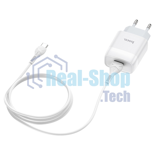 Сетевое зарядное устройство HOCO (6931474713018) для Type-C C72Aa White