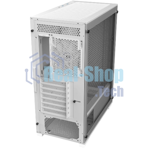 Корпус без блока питания Raijintek ARCADIA 41, Midi-Tower, TG, 1x120мм, 2xUSB-A 3.0 + 1xUSB-C, ATX, mATX, mITX White