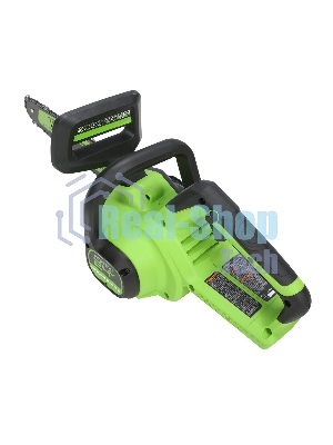 Цепная пила аккумуляторная GreenWorks GD24CS30K4, 24V, 30 см, бесщеточная, c АКБ 4 А·ч и ЗУ (2007007UB)