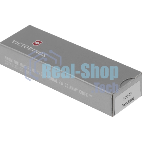 Нож перочинный Victorinox Recruit (0.2503) 84мм 10 функций красный карт.коробка