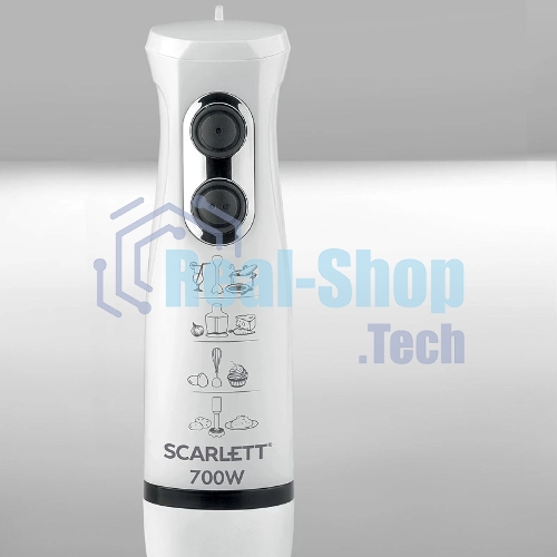 Блендер погружной Scarlett SC-HB42M33 белый, 700 Вт, 4 в 1