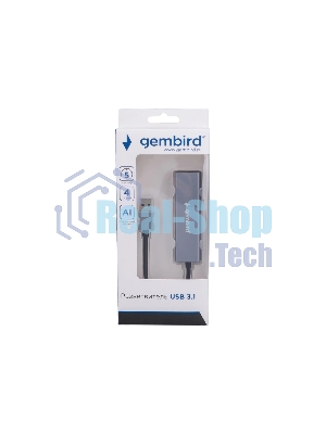 USB-концентратор Gembird UHB-C464, USB 3.0, USB 4 порта, USB