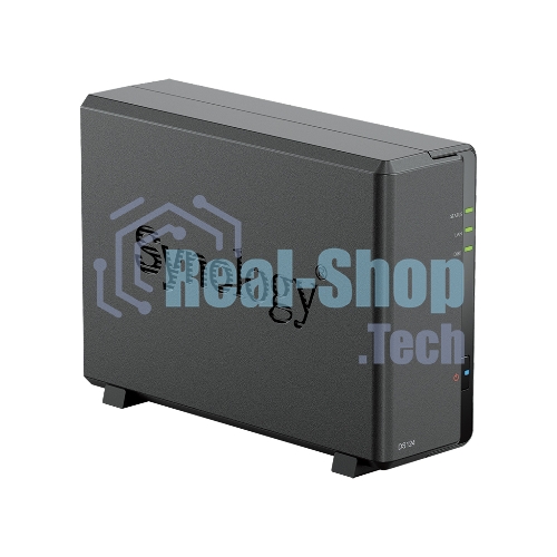 СХД SYNOLOGY настольное исполнение 1BAY NO HDD DS124