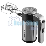 Миксер Endever Sigma-12 c чашей, черный/стальной, 800 Вт, 2 вида насадок, 5 скоростей