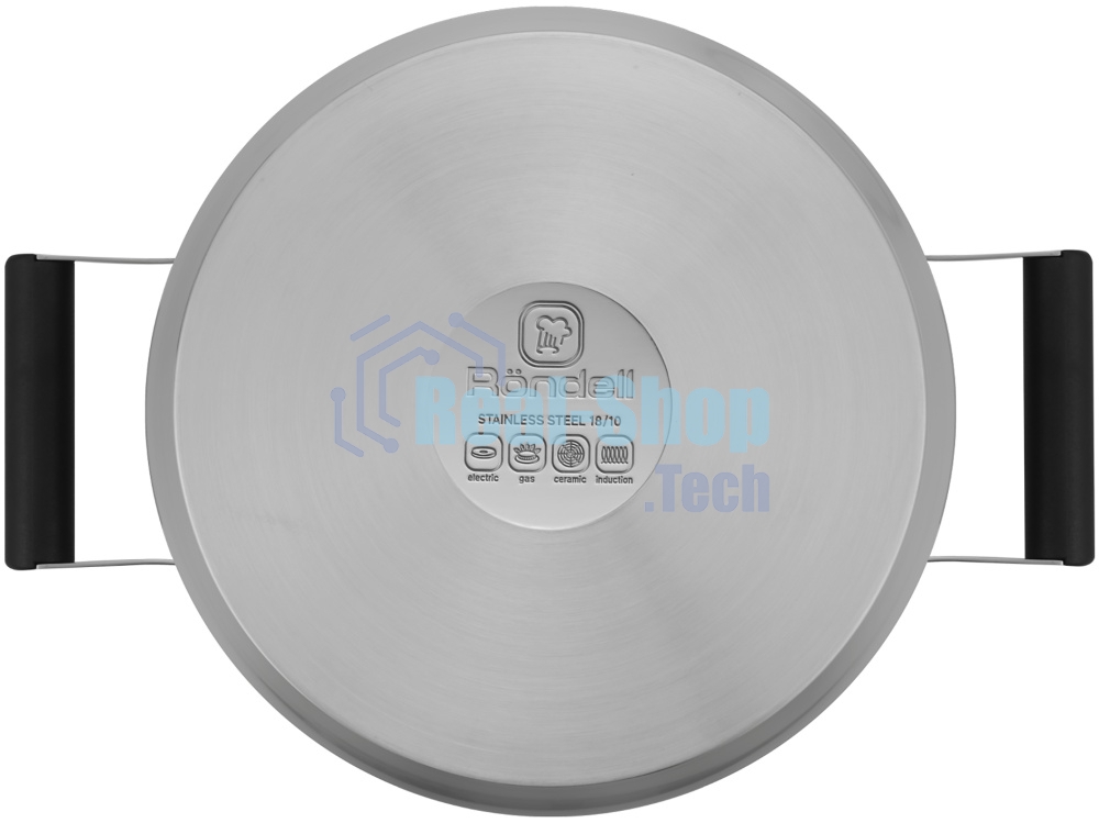 Кастрюля Rondell Bayoneta RDS-1807 3.1 л. d=20 см (с крышкой) стальной