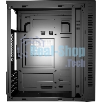 Компьютерный корпус Bloody BD-CC101 черный без БП mATX 1x80мм 1x92мм 2x120мм 2xUSB 2.0 1xUSB 3.0 audio
