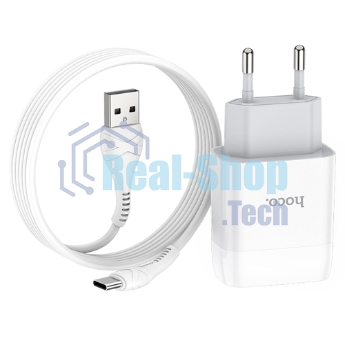 Сетевое зарядное устройство HOCO (6931474713018) для Type-C C72Aa White