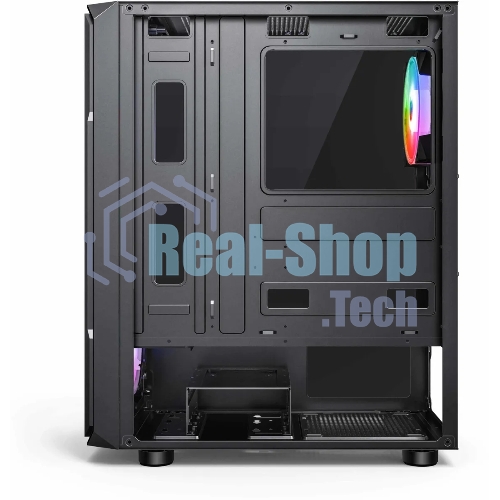 Компьютерный корпус Accord 3338 черный без БП ATX 1xUSB2.0 1xUSB3.0 1xUSB3.1 audio bott PSU