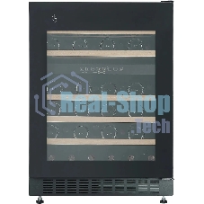 Винный шкаф встраиваемый Hyundai HBWC 0862 DUT 1-нокамерн. черный Винный шкаф встраиваемый Hyundai HBWC 0862 DUT 1-нокамерн. черный