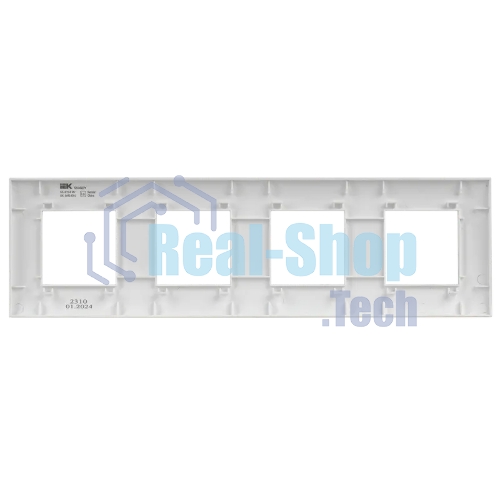Рамка 4-м SKANDY SK-F04W арктич. бел. IEK SK-M42-K01