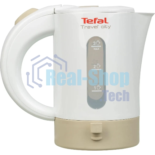 Чайник электрический Tefal KO120130 0.5л. 650Вт белый/бежевый(корпус: пластик)