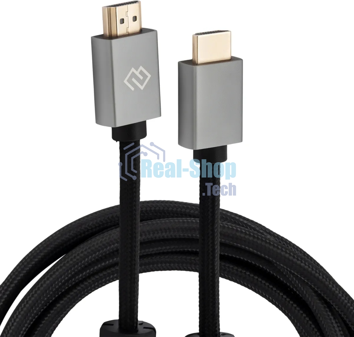Кабель аудио-видео Digma HDMI (m)/HDMI (m) 5м. феррит.кольца позолоч.конт. черный (D-HDMI-2FF-V2.1-5M)