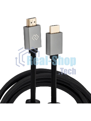 Кабель аудио-видео Digma HDMI (m)/HDMI (m) 5м. феррит.кольца позолоч.конт. черный (D-HDMI-2FF-V2.1-5M)