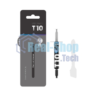Термопаста ALSEYE T10 Thermal conductivity: 13.9W/m-k Color: Gray Conductivity: non-conductive specific gravity: 2.7g/cm@25 Capacity: 1.2мл Weight: 2G