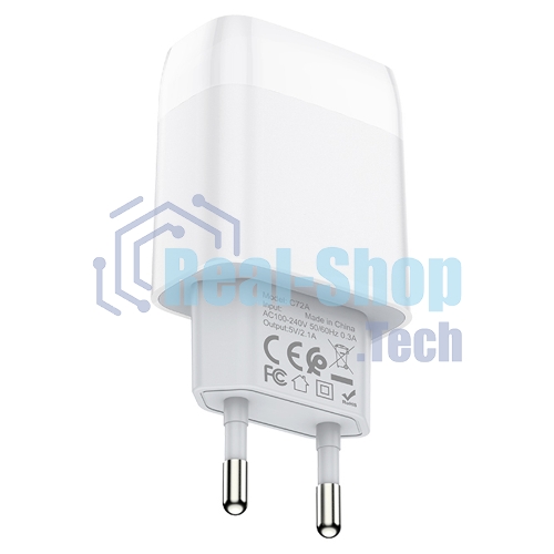 Сетевое зарядное устройство HOCO (6931474713018) для Type-C C72Aa White